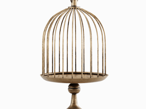 Metal Birdcage 03 3D 模型