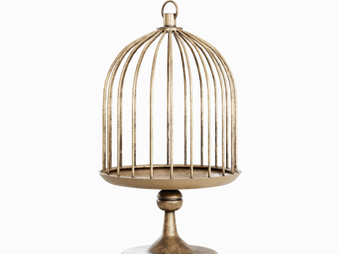 Metal Birdcage 03 3D 模型