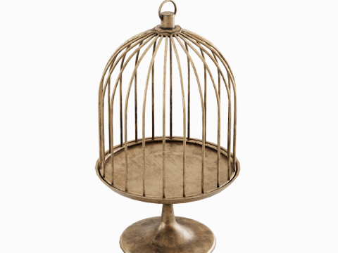 Metal Birdcage 03 3D 模型