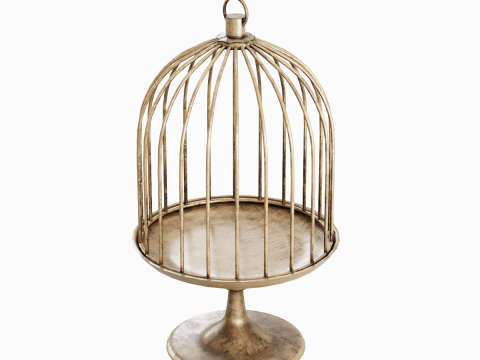 Metal Birdcage 03 3D 模型