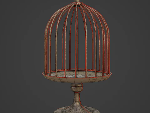 Gaiola Met&aacute;lica 03 Modelo 3D