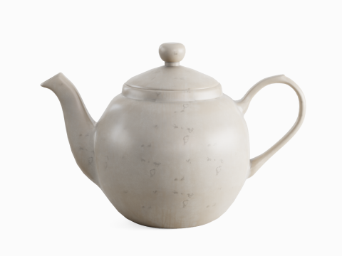 Ceramic Teapot 01 Model 3D