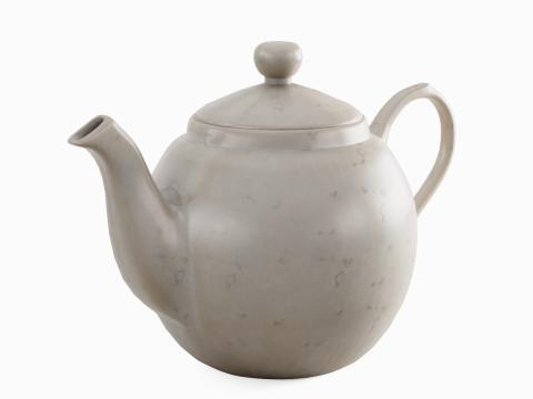 Ceramic Teapot 01 3D Modell