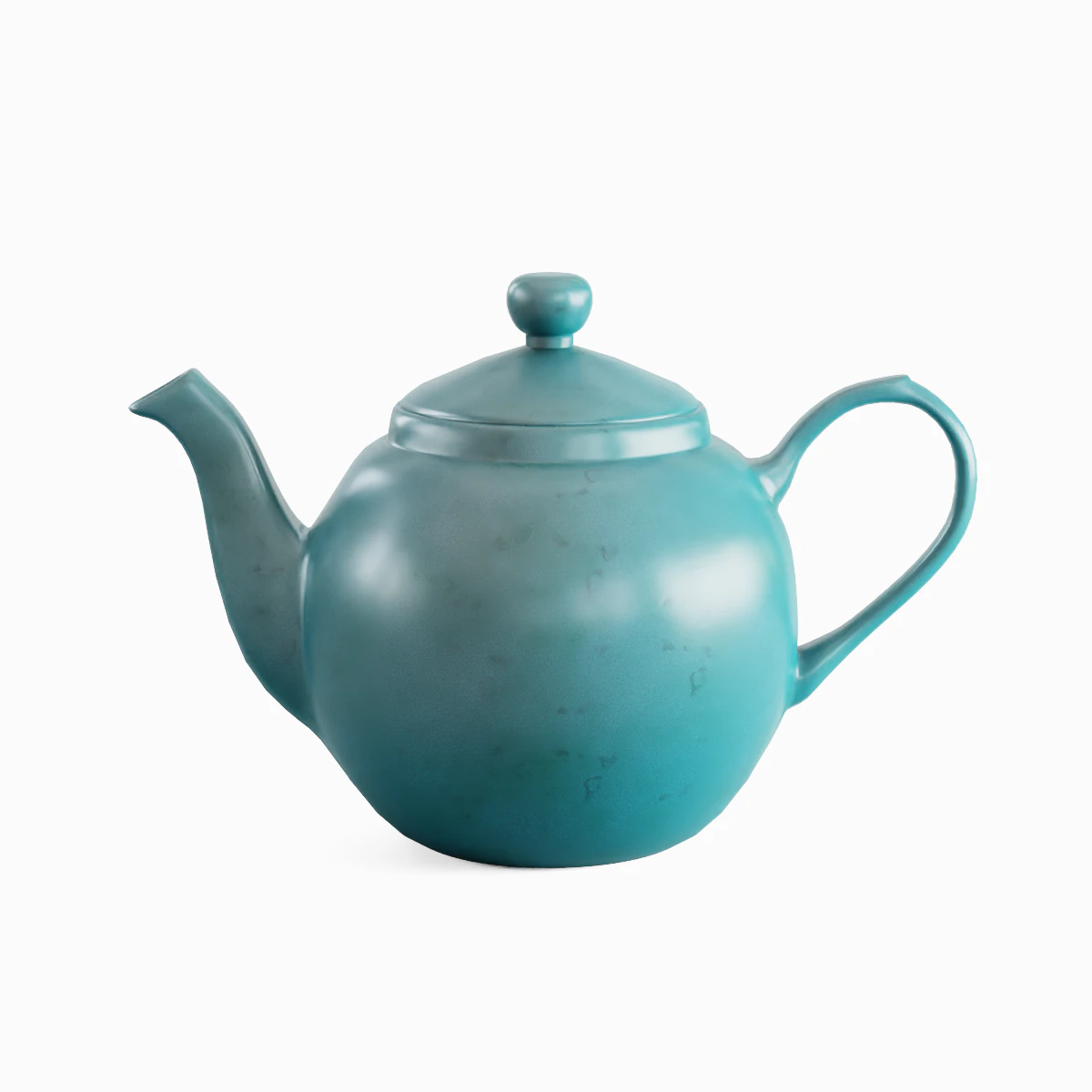 Ceramic Teapot 05 3D Model .c4d .max .obj .3ds .fbx .stl .blend 