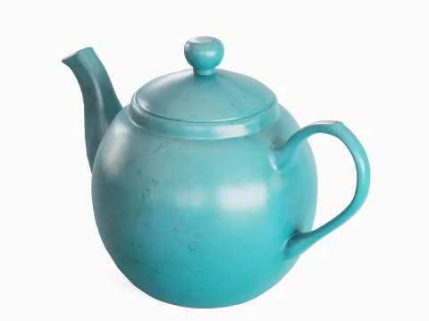 Ceramic Teapot 05 3D Model