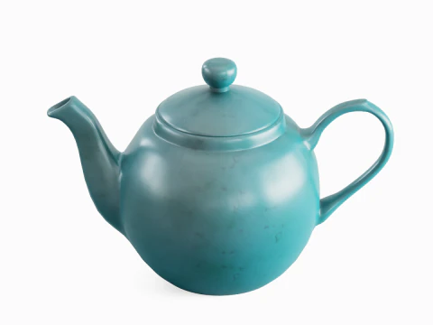 Ceramic Teapot 05 3D Model