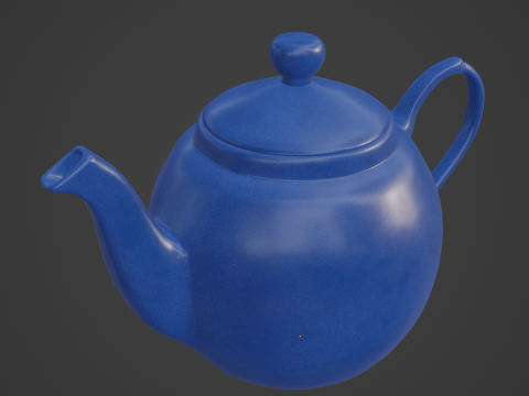 Ceramic Teapot 06 Modello 3D