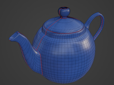 Ceramic Teapot 06 Modello 3D