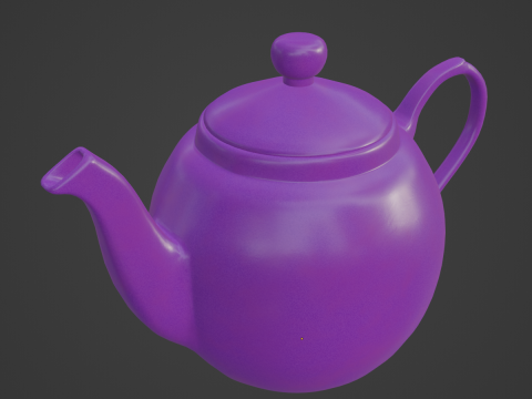 Ceramic Teapot 07 Modello 3D