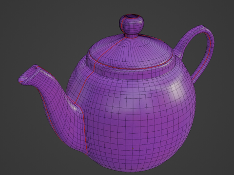 Ceramic Teapot 07 Modello 3D