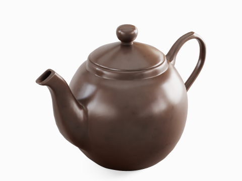 Ceramic Teapot 08 3Dモデル