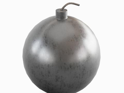 Bomb 02 Model 3D