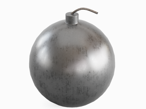 Bomb 02 Model 3D