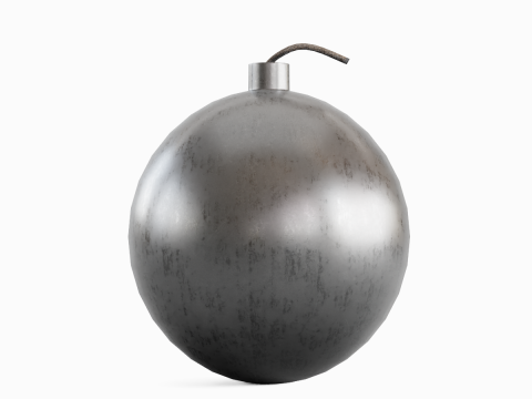Bomb 02 Model 3D