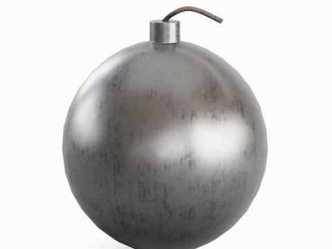 Bomb 02 Model 3D