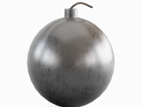 Bomb 02 Model 3D