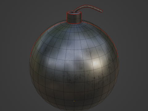 Bomb 02 Model 3D
