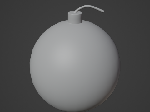 Bomb 02 Model 3D
