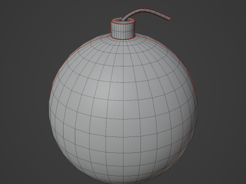 Bomb 02 Model 3D