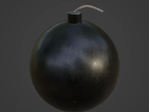 Bomb 01 3D Model