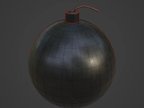 Bomb 01 3D Model