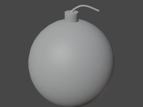 Bomb 01 3D Model