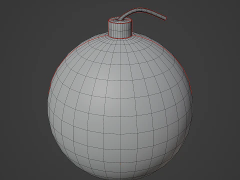 Bomb 01 3D Model