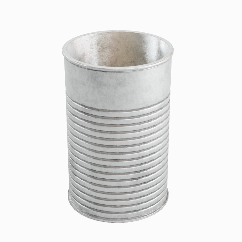 Tin Can 01 3D Model .c4d .max .obj .3ds .fbx .stl .blend 
