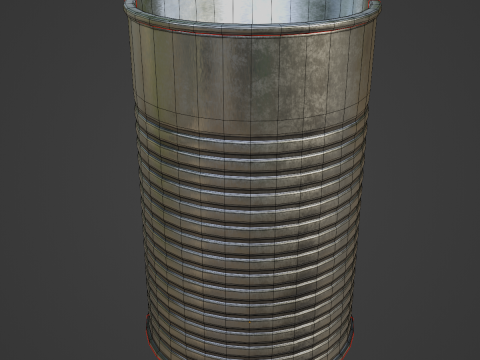 Tin Can 01 3D Model