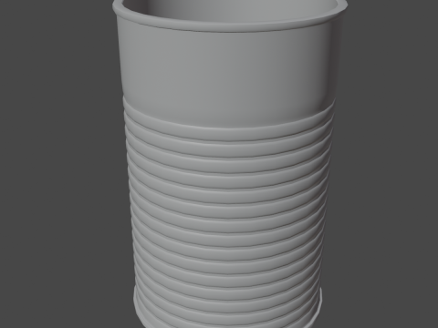 Tin Can 01 3D Model