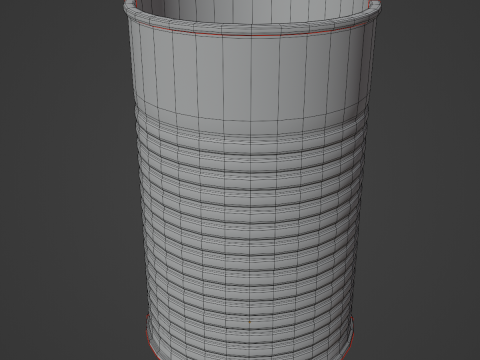 Tin Can 01 3D Model