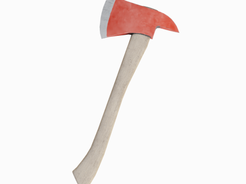 소방 도끼 01 3D 모델