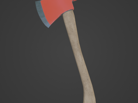 소방 도끼 01 3D 모델