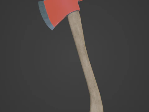 Fire Axe 01 3D Model