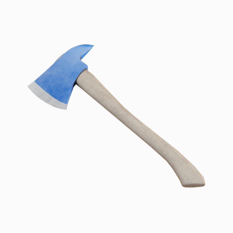 소방 도끼 03 3D 모델 .c4d .max .obj .3ds .fbx .stl .blend