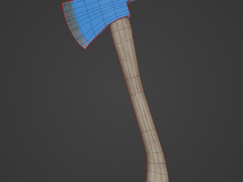 소방 도끼 03 3D 모델