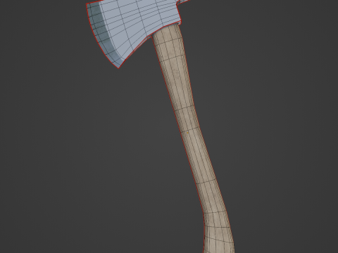 소방 도끼 04 3D 모델