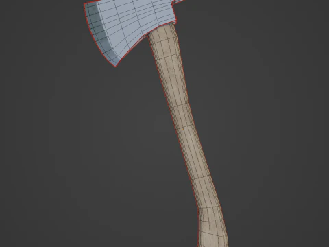Fire Axe 04 3D Model