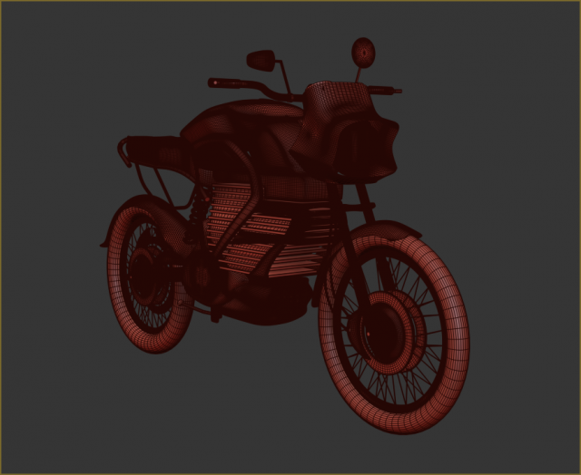 Bike001 3D Model .c4d .max .obj .3ds .fbx .stl .blend 