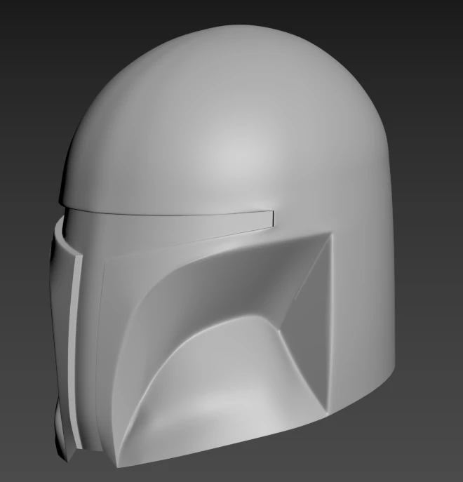 Mandalorianhelmet 3D Print Model .c4d .max .obj .3ds .fbx .stl .blend 