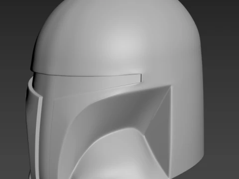 Capacete Mandaloriano Modelo de Impressão 3D