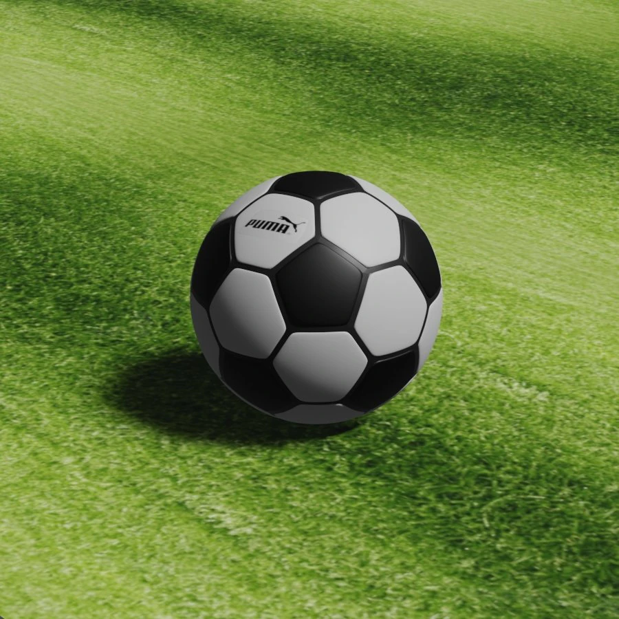 Soccer ball 3D Model .c4d .max .obj .3ds .fbx .stl .blend 