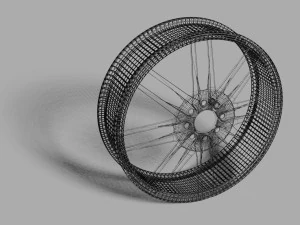 Car tire 3D Model