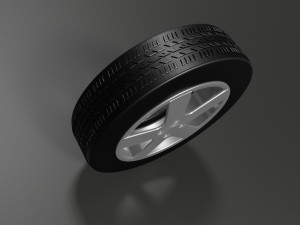 Rim and tire Modèle 3D