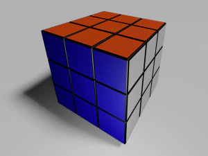 Rubik Cube 3D Model
