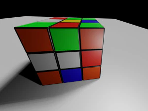 Rubik Cube 3D Model