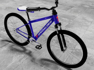 4 bicycles in 3 dimensions Modello 3D