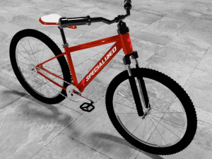4 bicycles in 3 dimensions Modello 3D