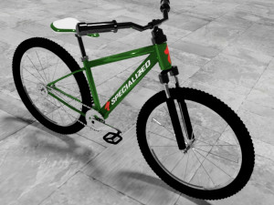 4 bicycles in 3 dimensions Modello 3D