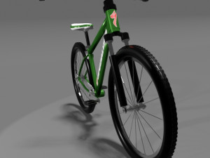 4 bicycles in 3 dimensions Modello 3D